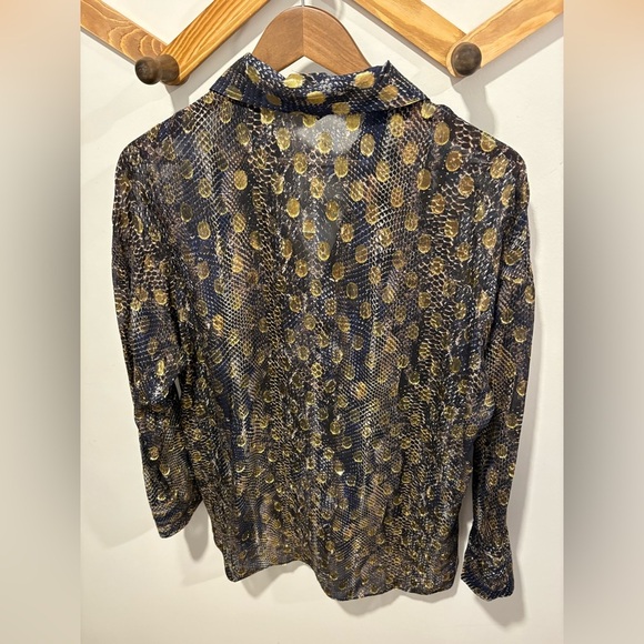 🌟 MASSIMO DUTTI🌟 Mulberry Silk Blend Blouse - Picture 8 of 10